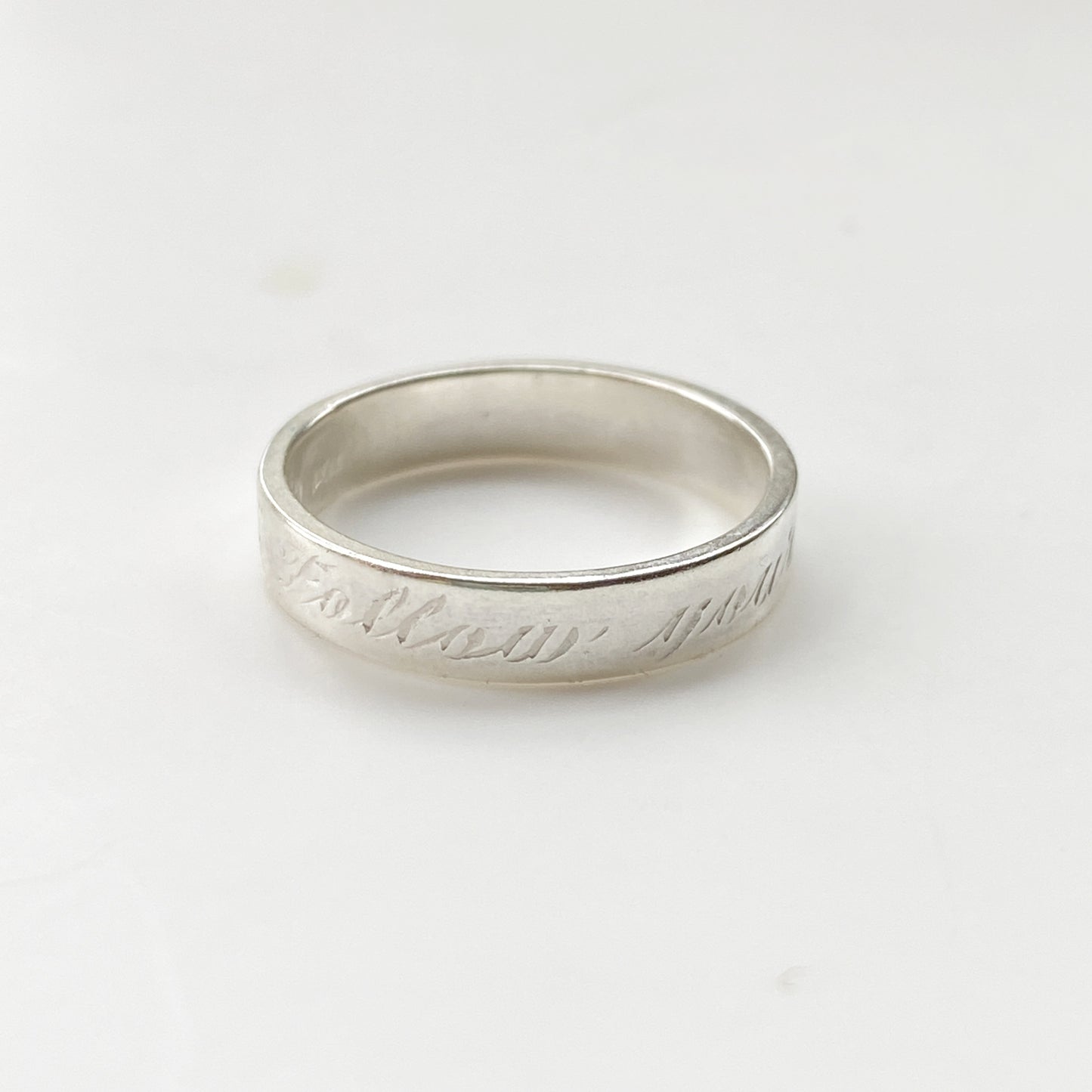 "Follow Your Destiny" Silver Shamanic Ring