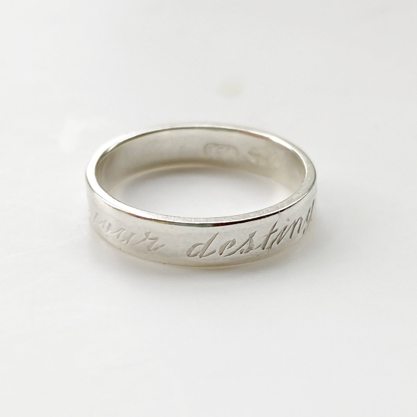 "Follow Your Destiny" Silver Shamanic Ring