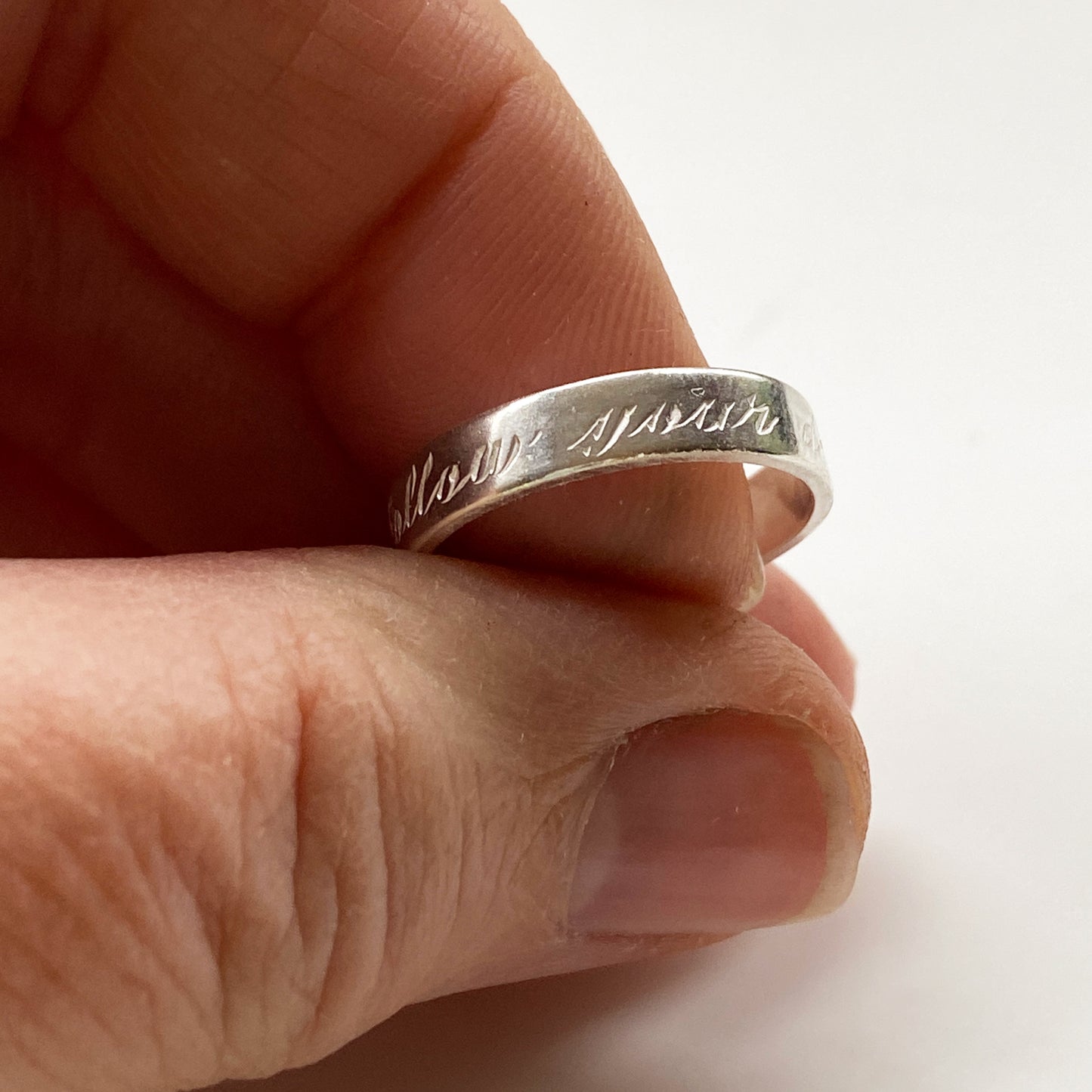 "Follow Your Destiny" Silver Shamanic Ring