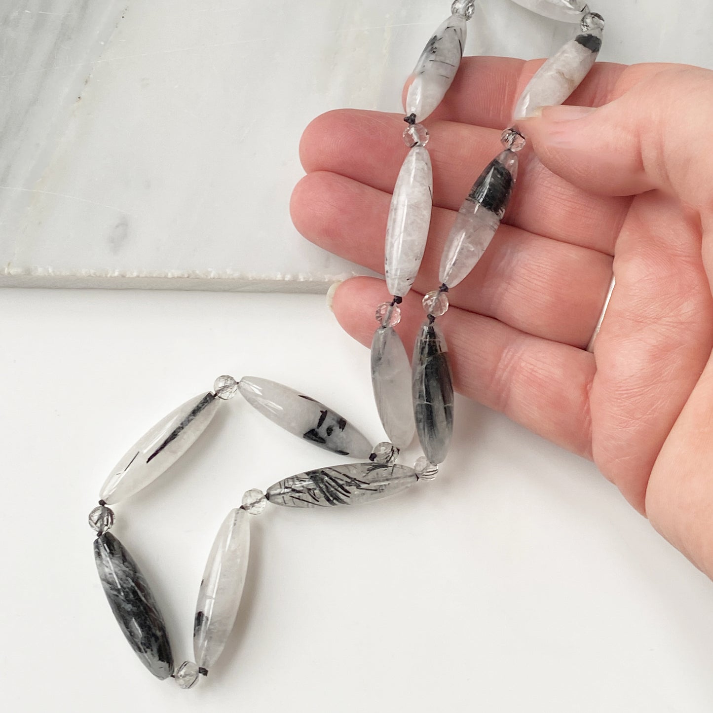 Tourmalated Quartz Necklace