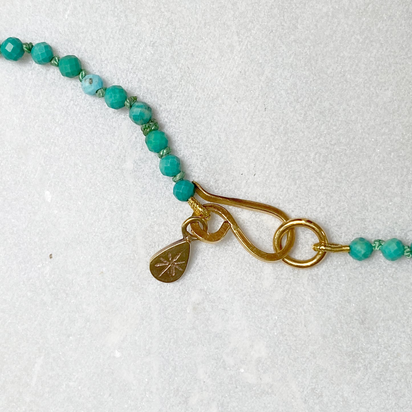 Turquoise Knotted Necklace