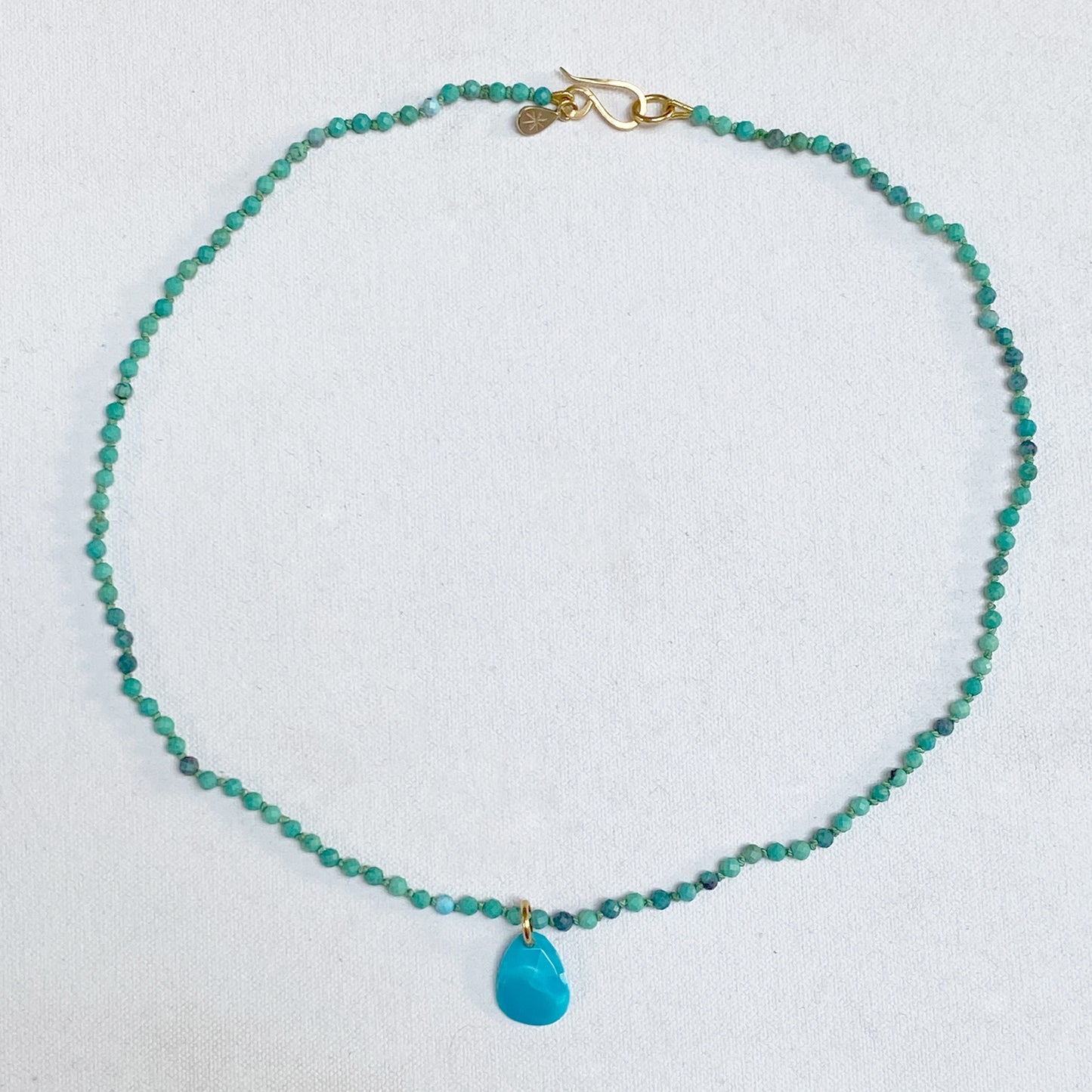 Turquoise Knotted Necklace