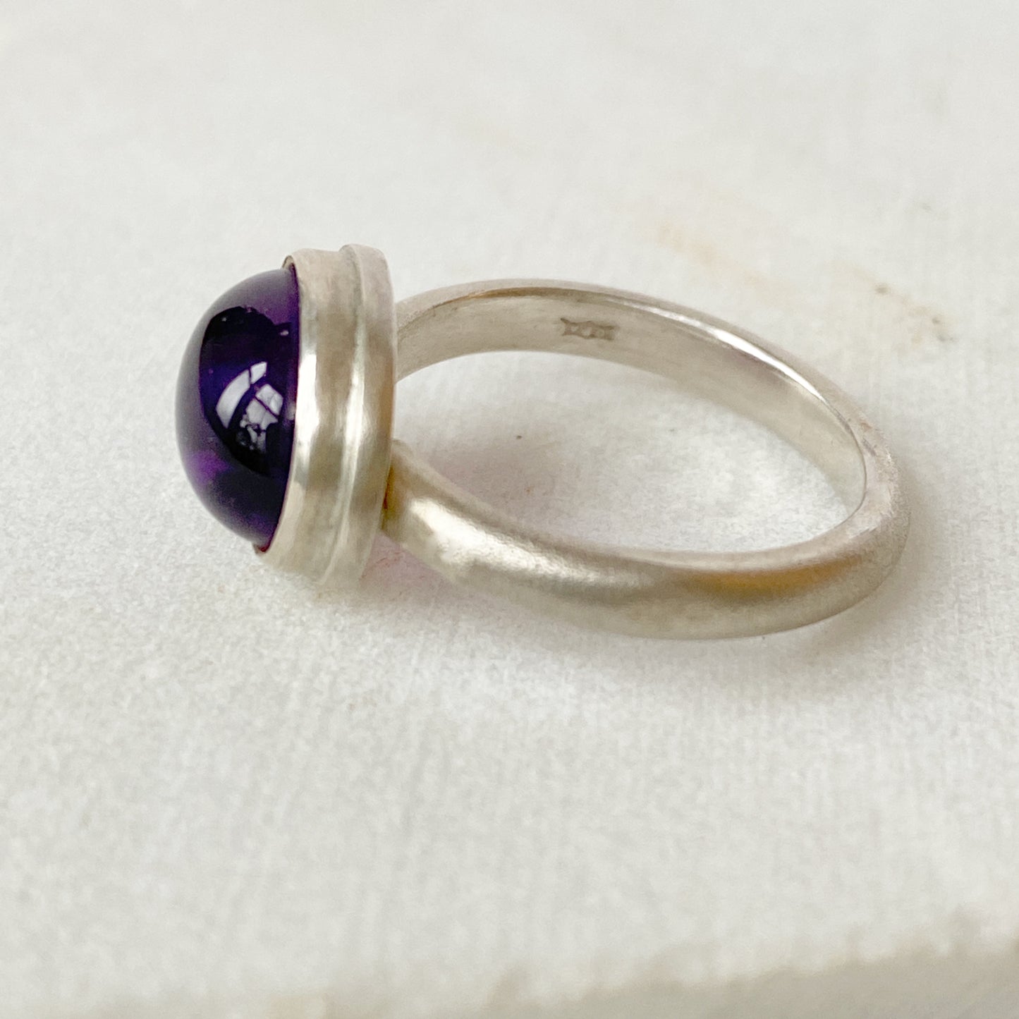 Amethyst Silver Ring