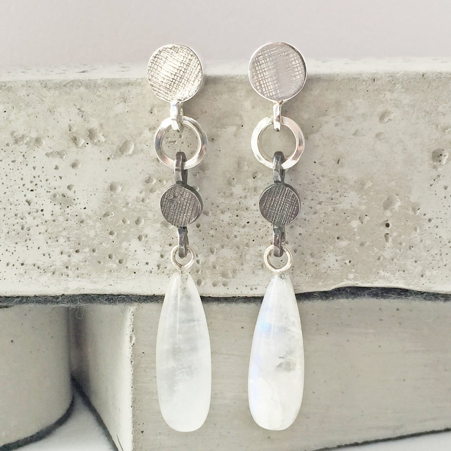 Moonstone Drop Earrings