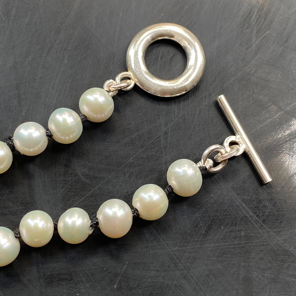 Pearl T-Bar Bracelet