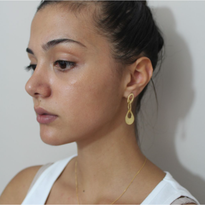 Chain Earrings in Gold