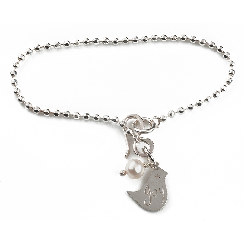 Joy Bird Bracelet in Silver
