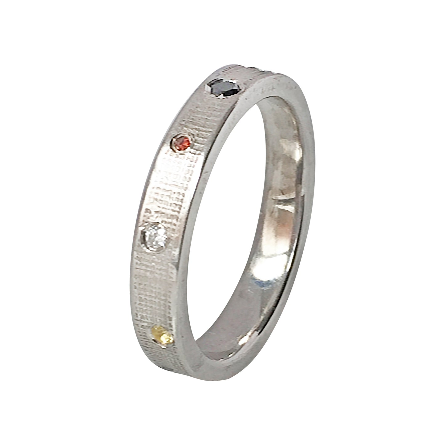 Wedding Eternity Ring With Mixed Diamonds
