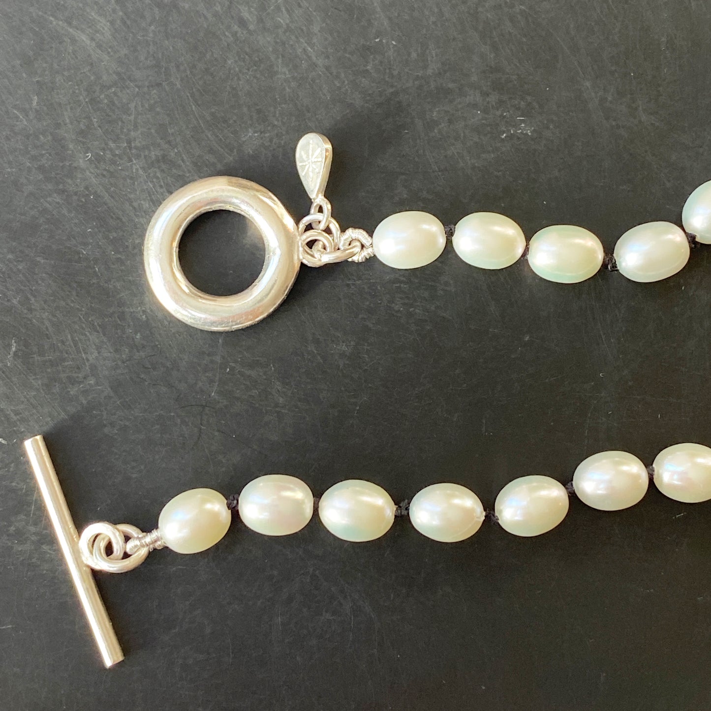 Pearl T-bar Necklace