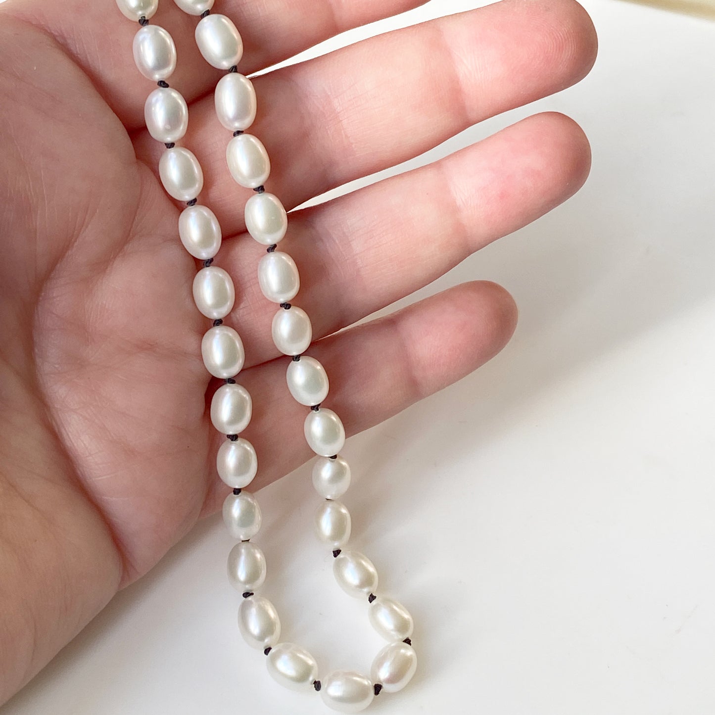 Pearl T-bar Necklace