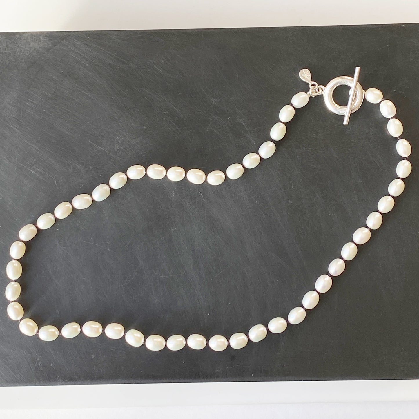 Pearl T-bar Necklace