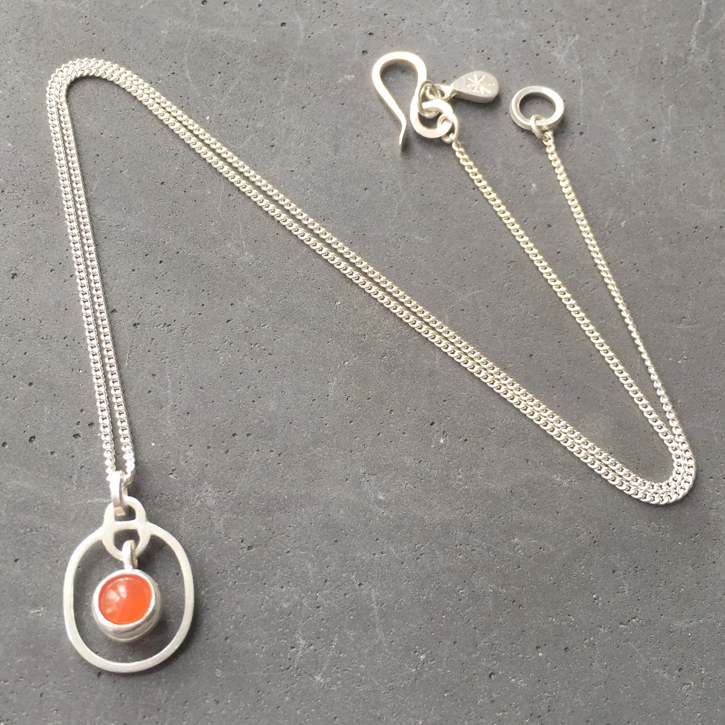 Birthstone Pendant Carnelian July