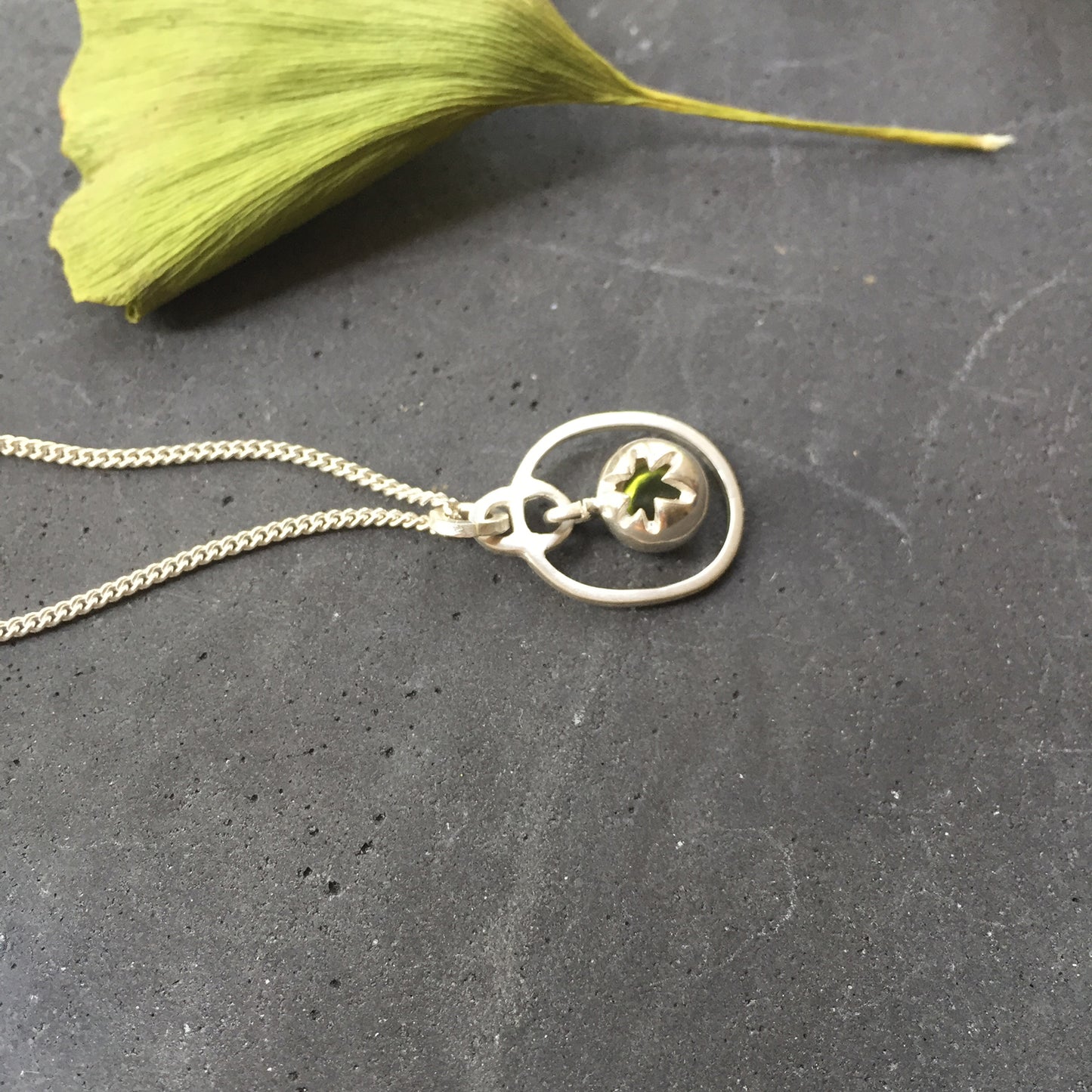 Birthstone Pendant Peridot August