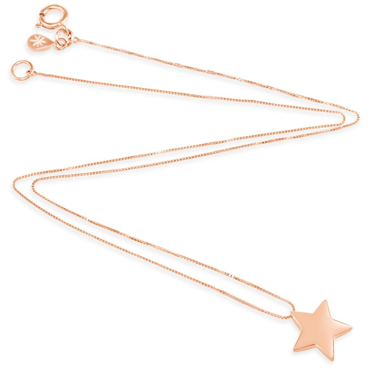 Star Pendant in Rose Gold