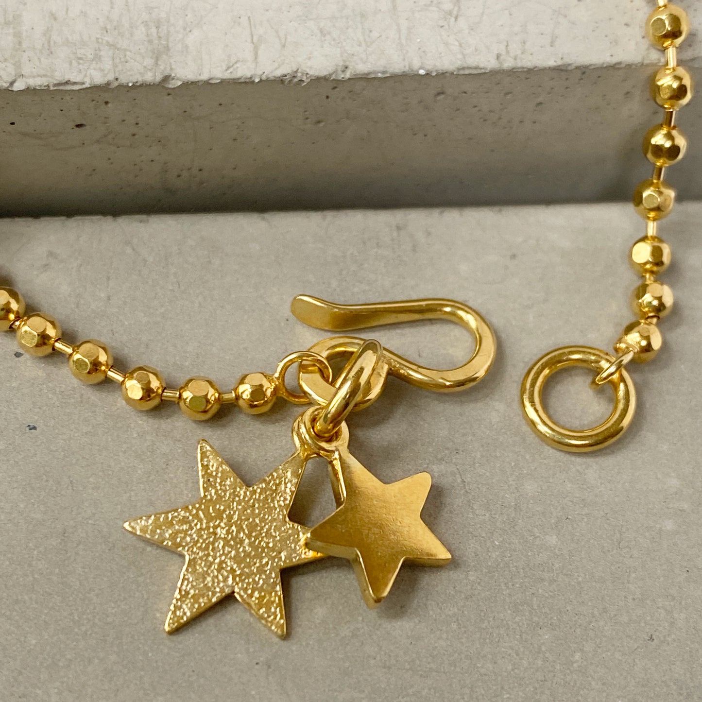 Double Star Bracelet Gold