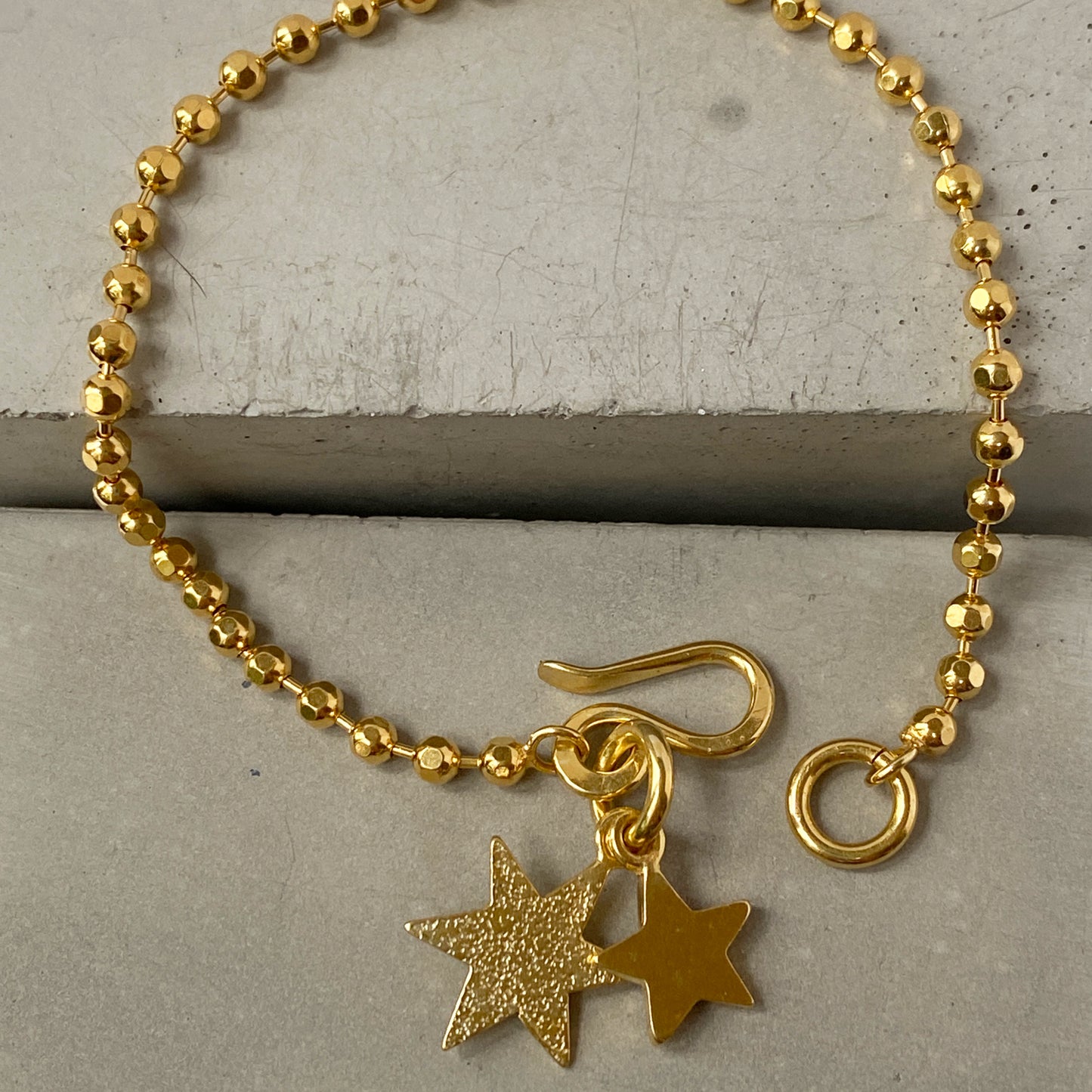 Double Star Bracelet Gold