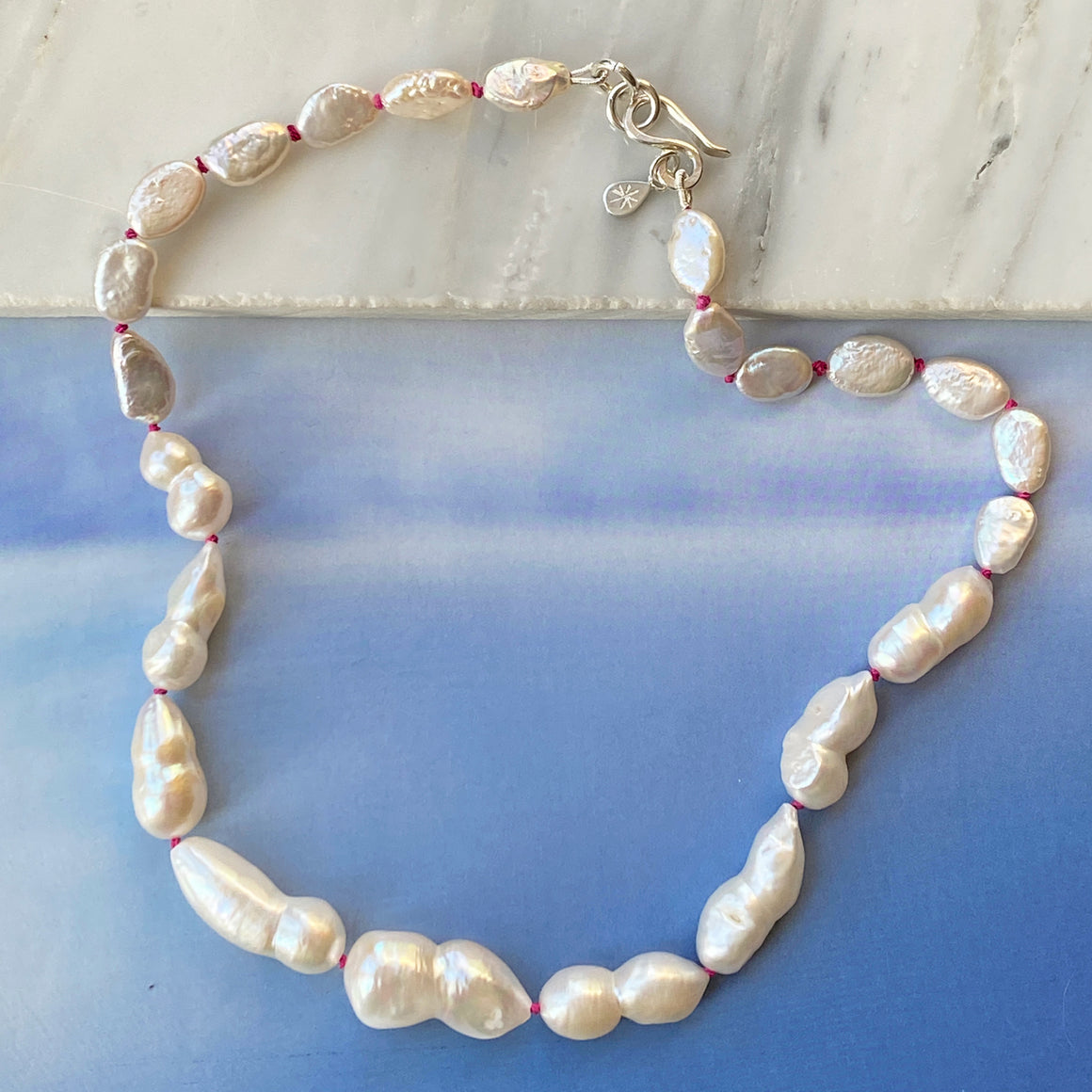 Baroque Pearl Knotted Necklace