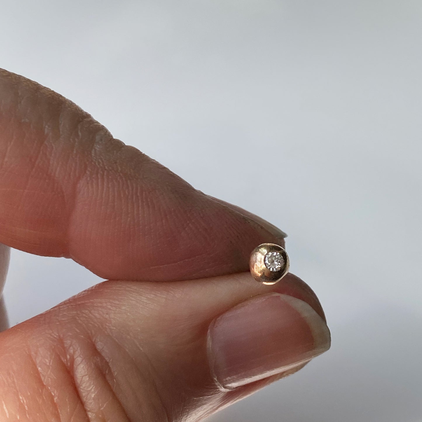 Diamond Bubble Stud