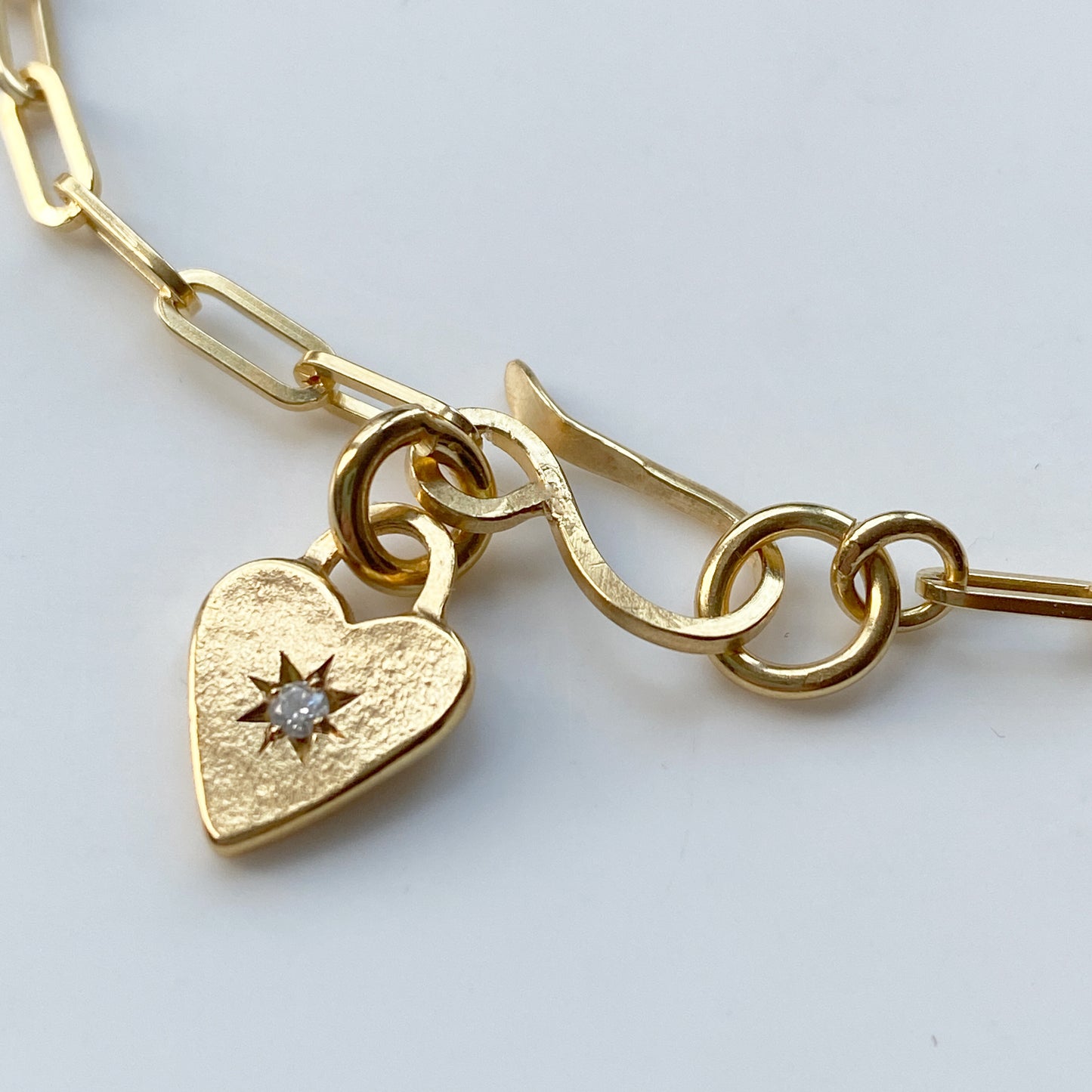 Heart Diamond Star Gold Bracelet