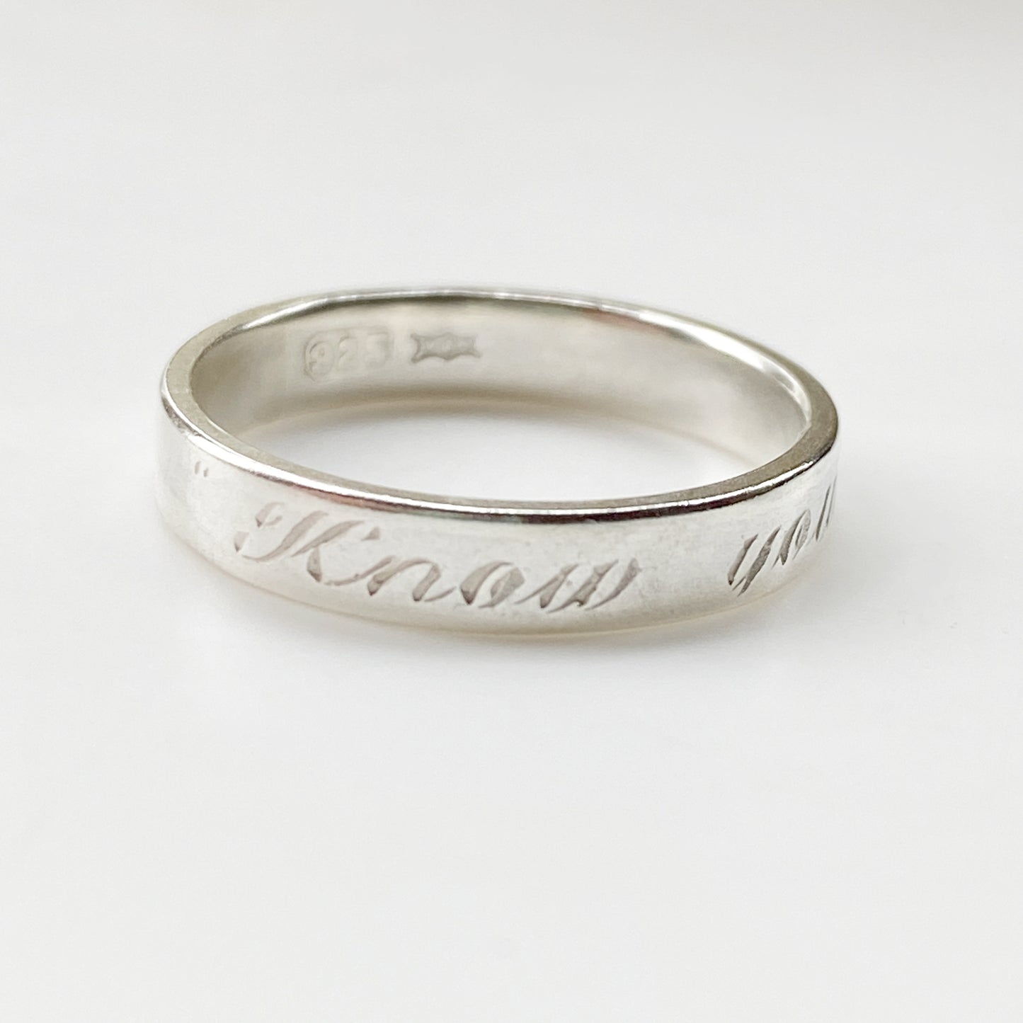 "Know Your Truth " Shamanic Silver Ring