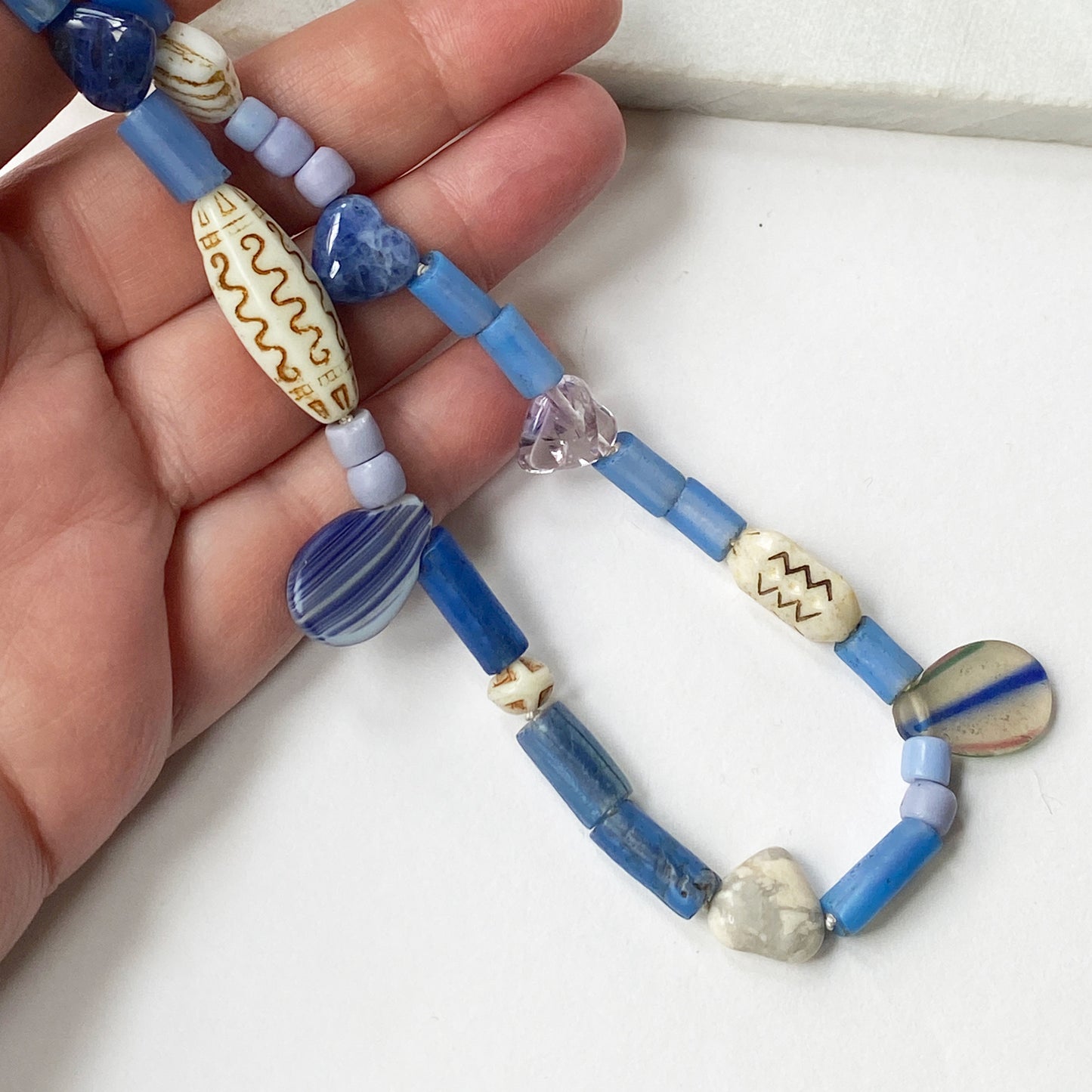 Blues Trade Bead Necklace