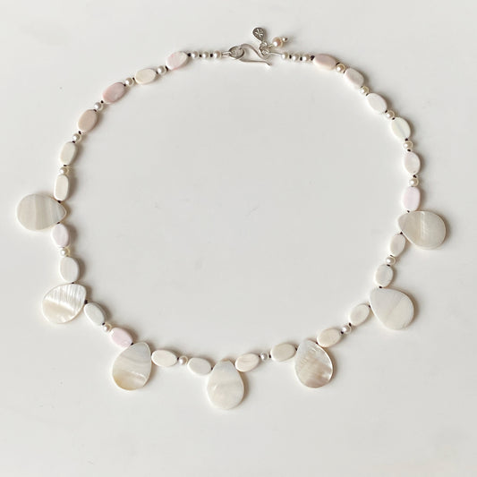 Mother of Pearl Collar Necklace