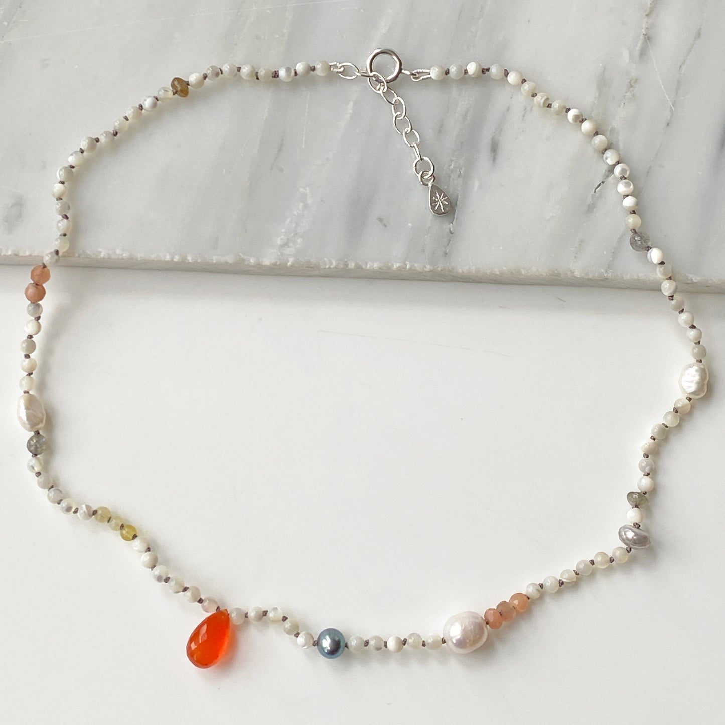 Mother of Pearl Love Beads