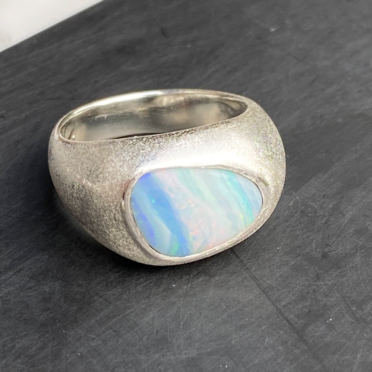 Opal Signet Ring