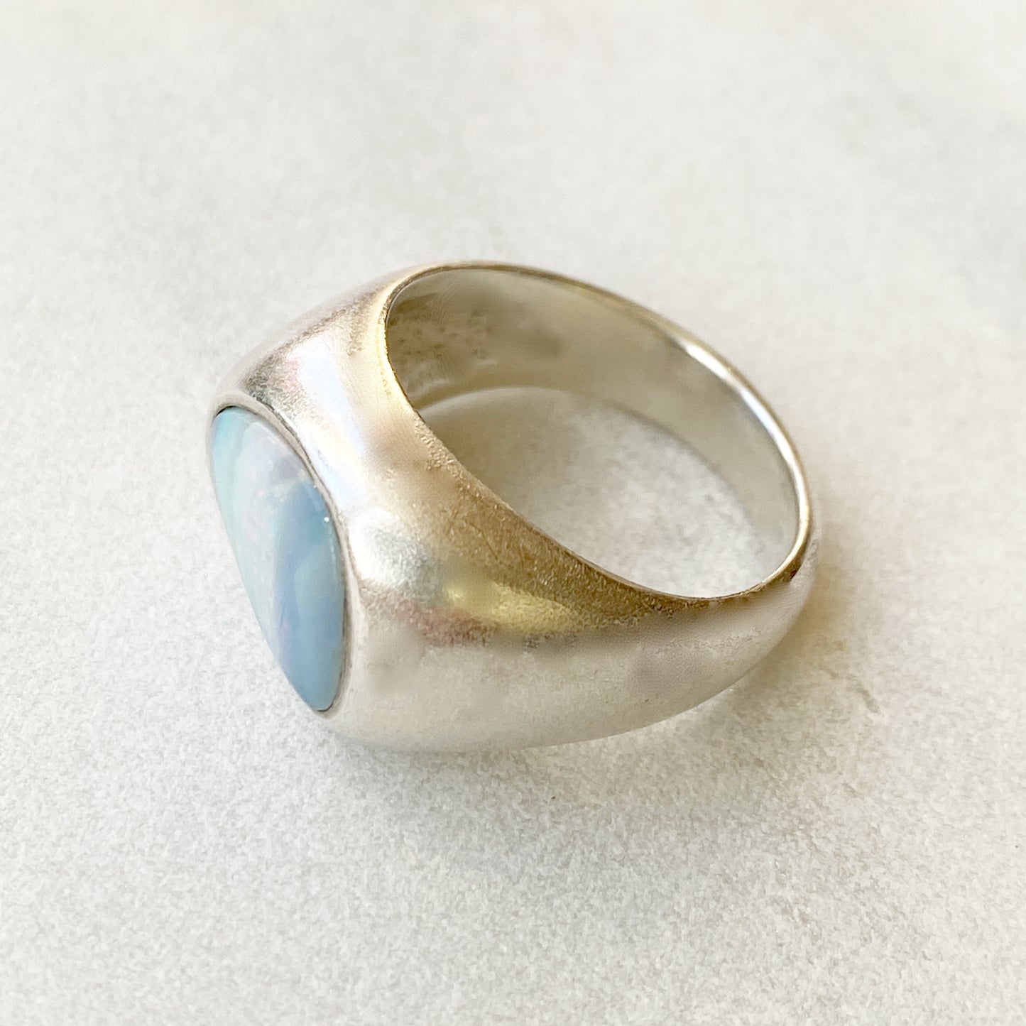 Opal Signet Ring