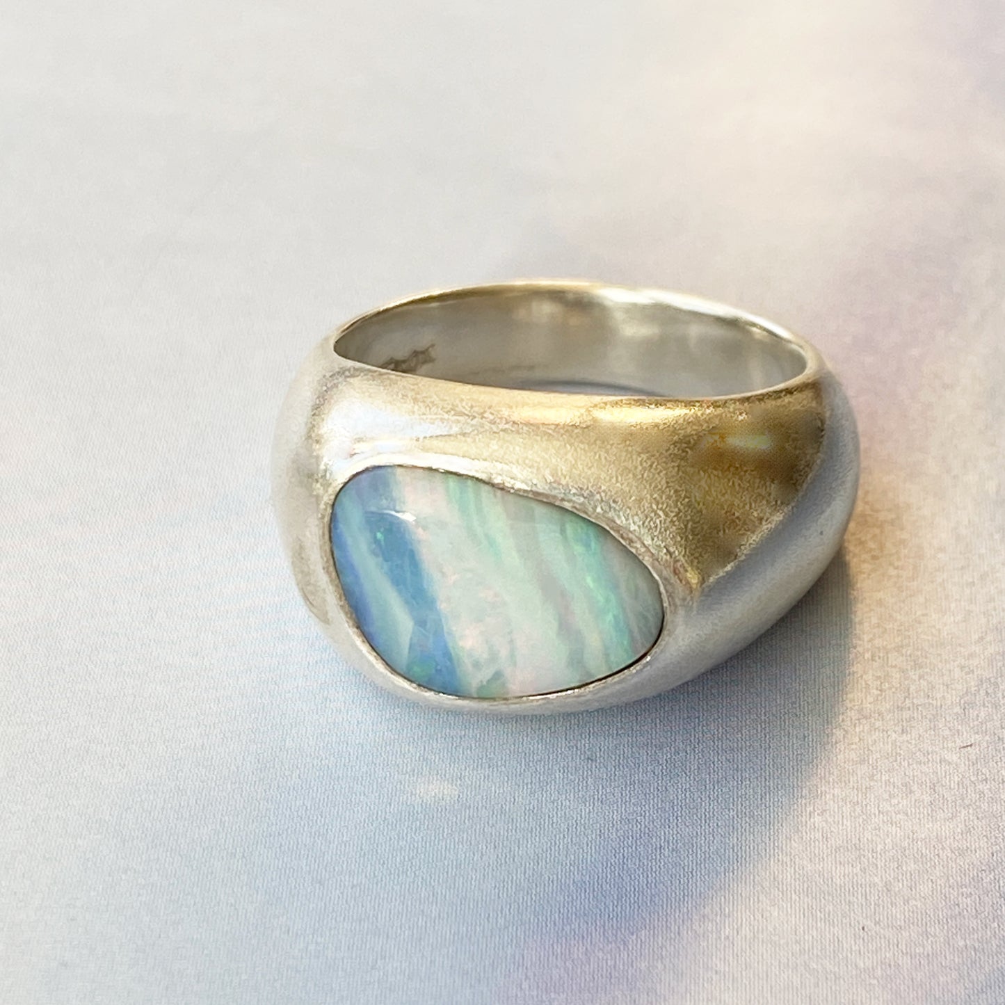 Opal Signet Ring