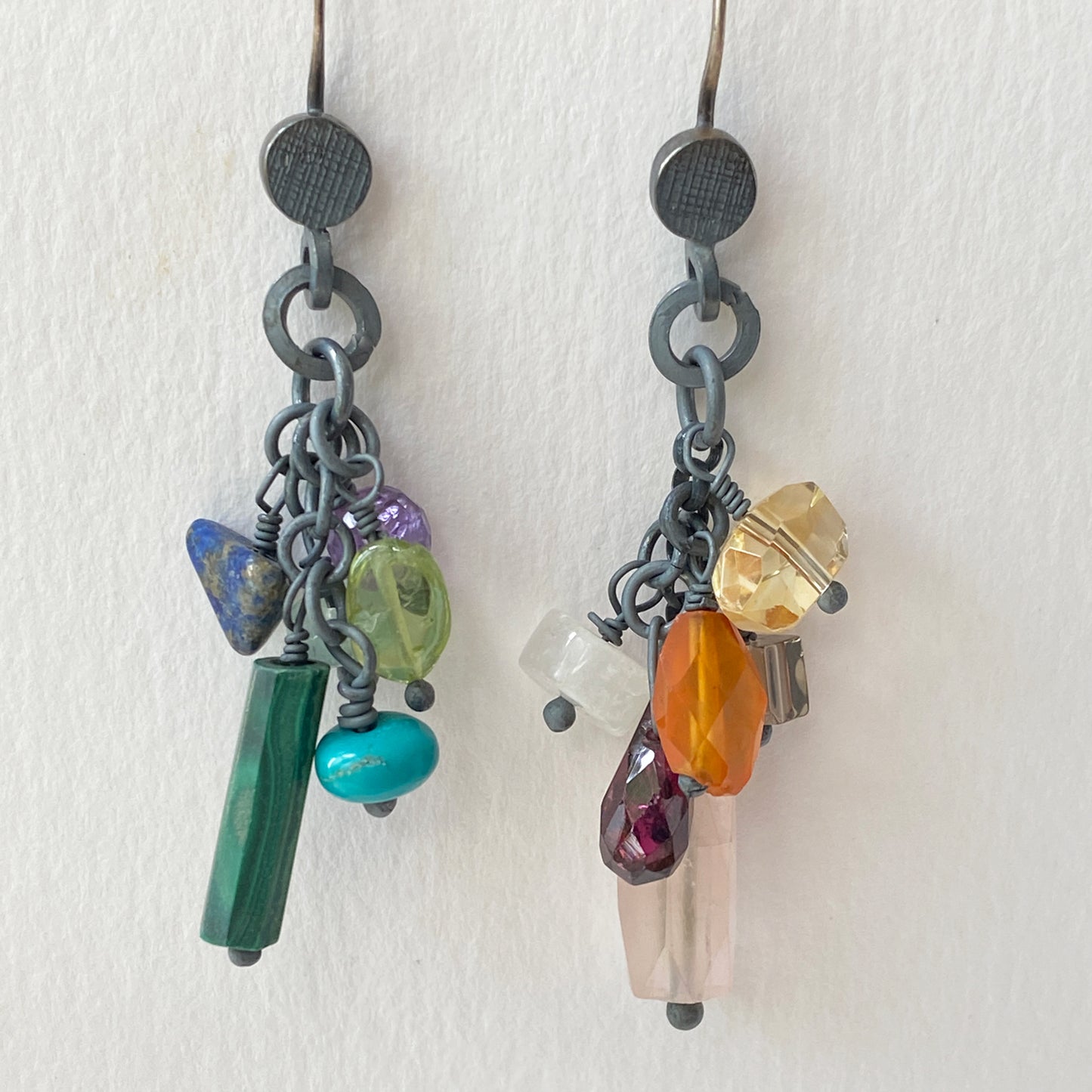 Rainbow Gem Earrings