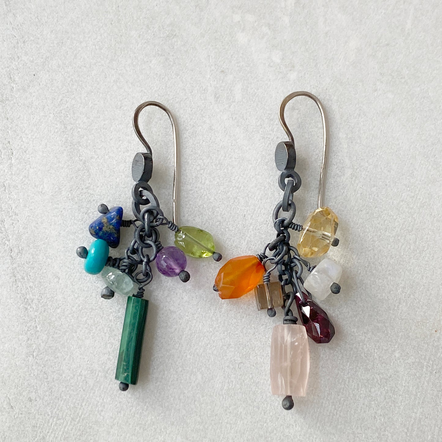 Rainbow Gem Earrings