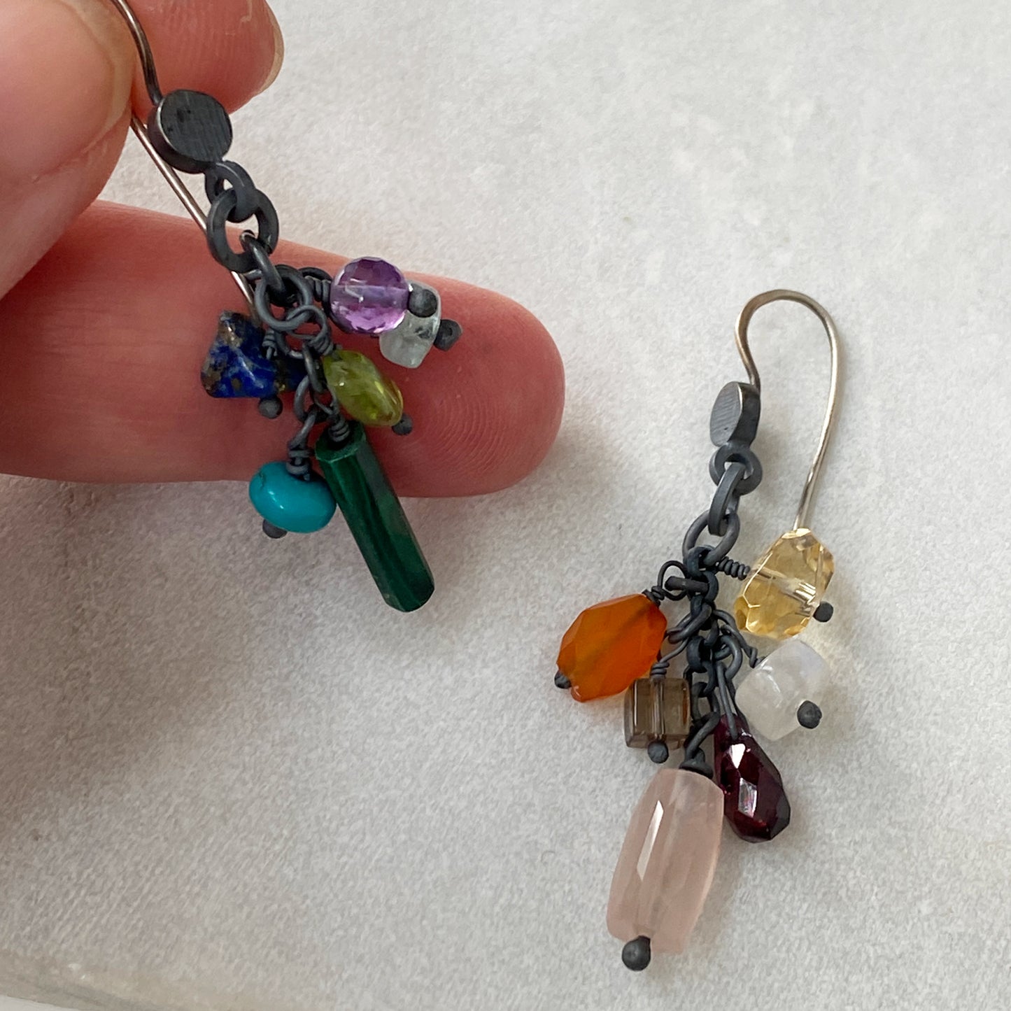 Rainbow Gem Earrings