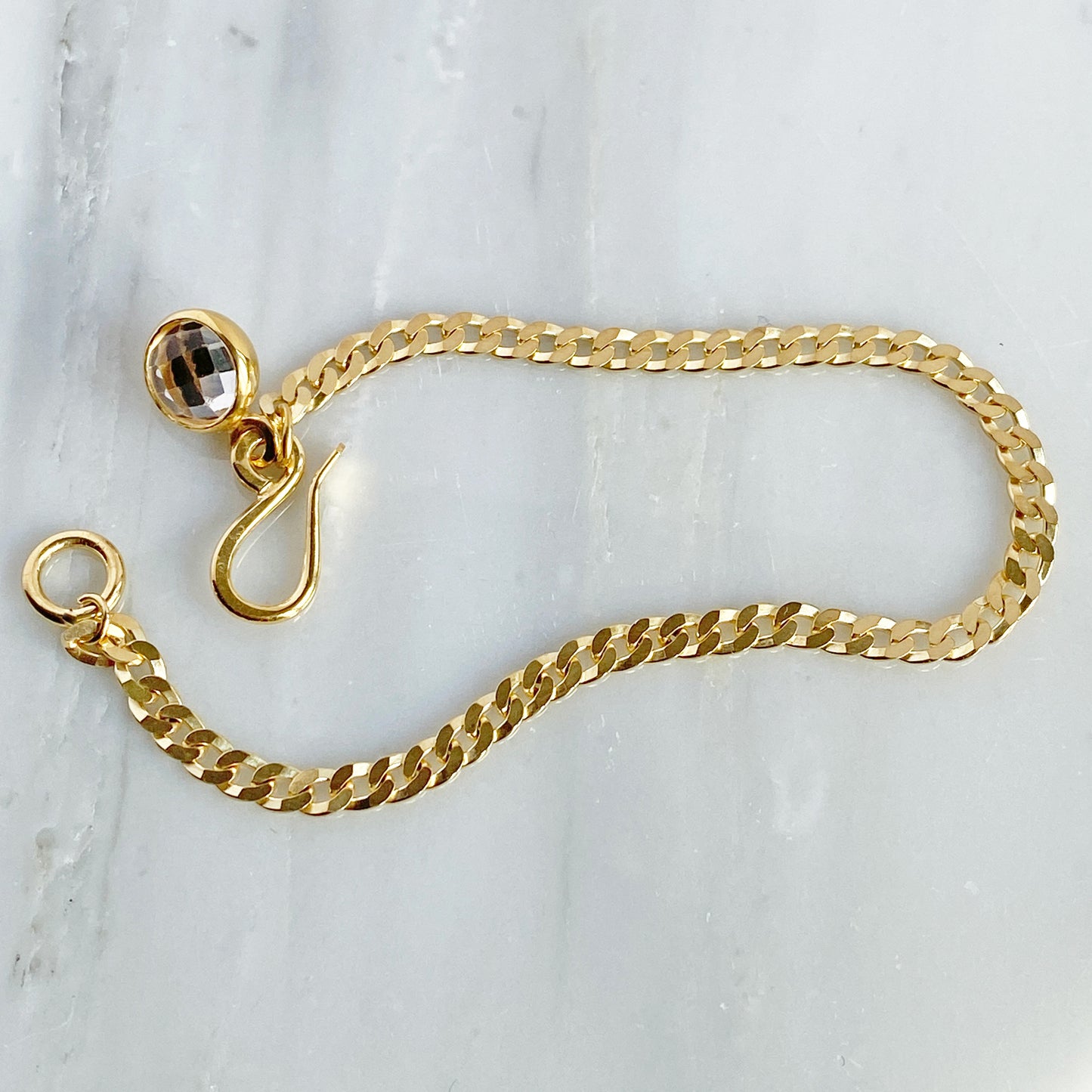 Birthstone Orb May Gold Bracelet