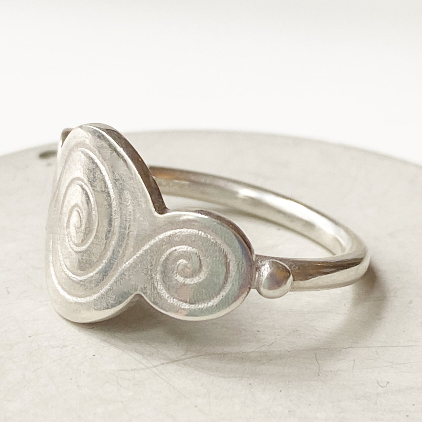 Spiral Silver Ring