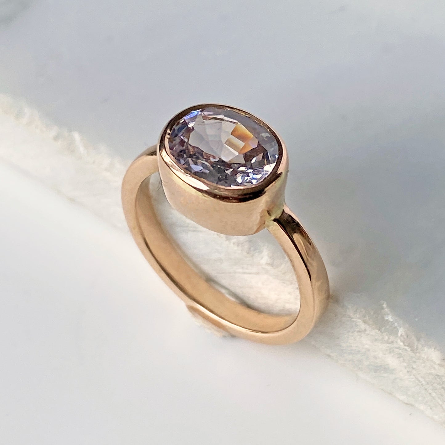 Spinel Rose Gold Ring