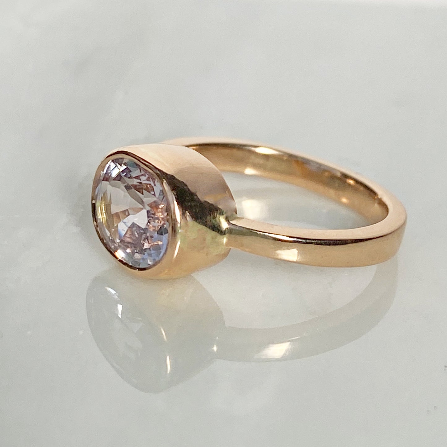 Spinel Rose Gold Ring