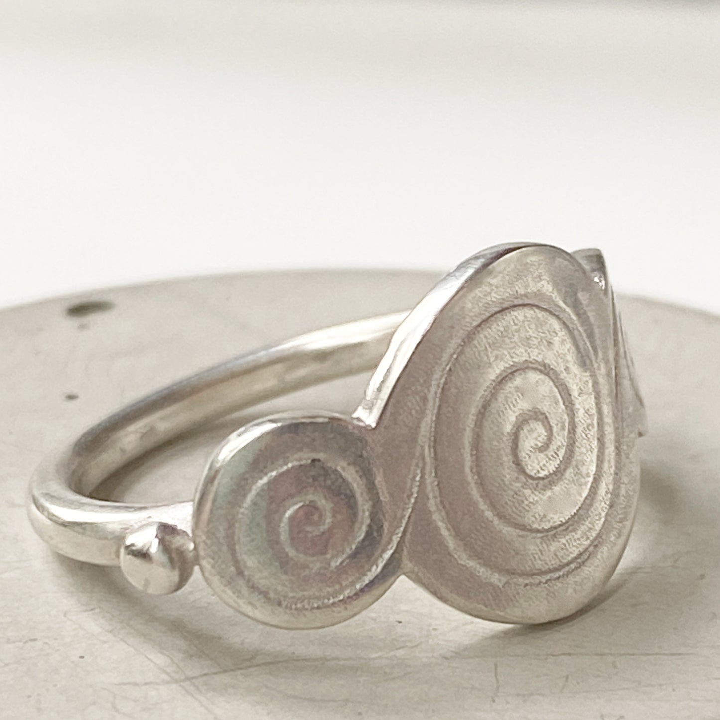 Spiral Silver Ring