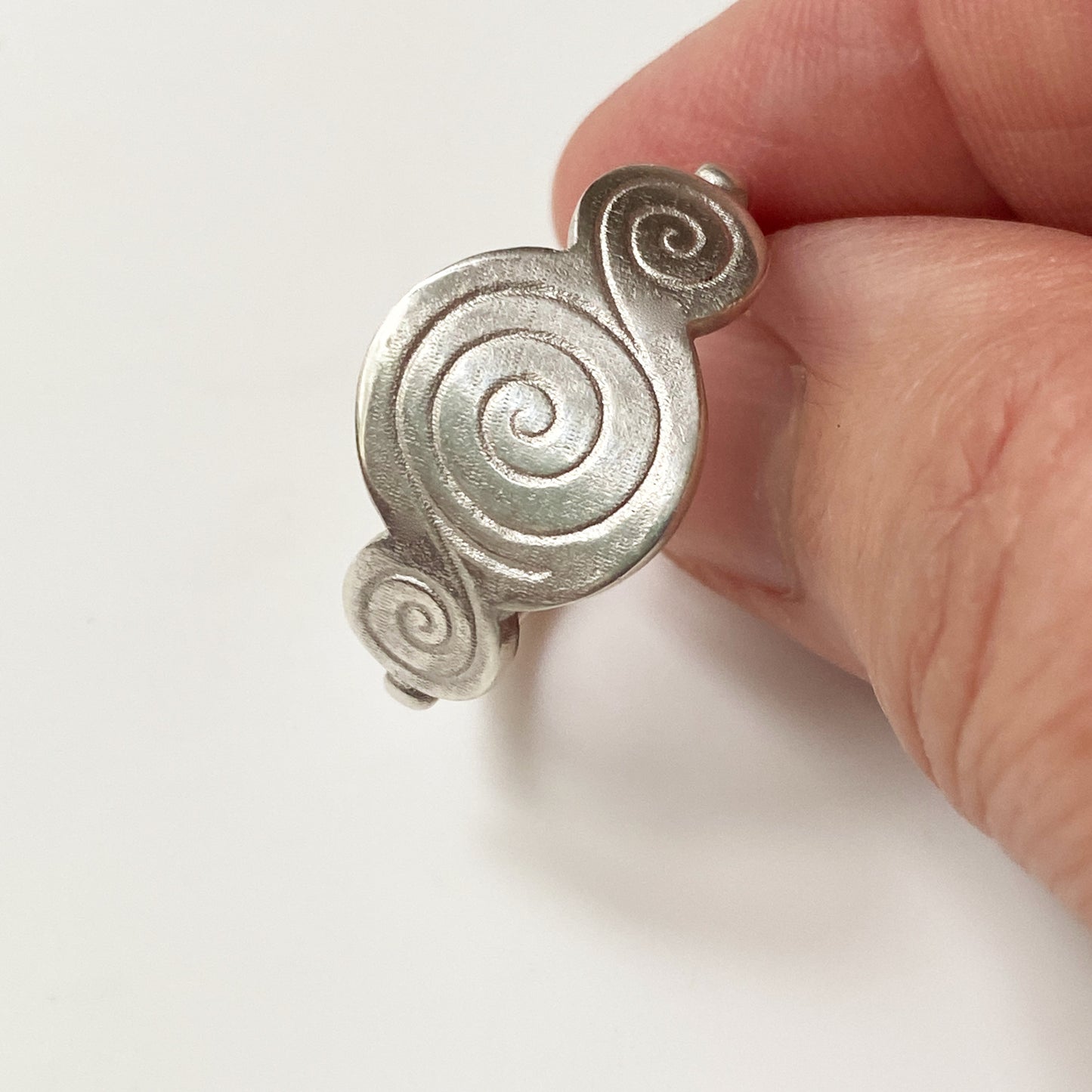 Spiral Silver Ring