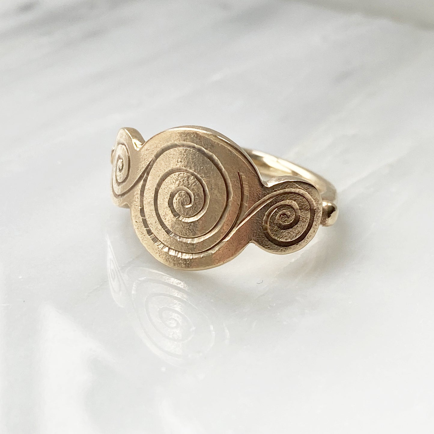 Spiral Gold Ring