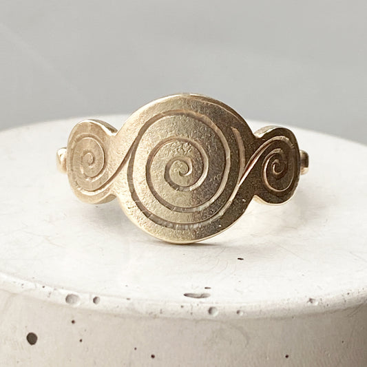 Spiral Gold Ring