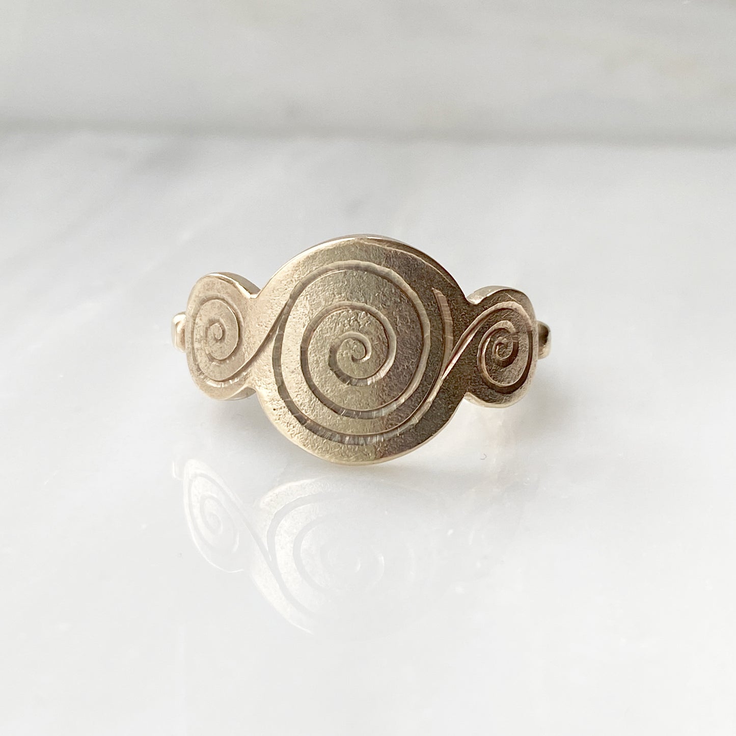 Spiral Gold Ring