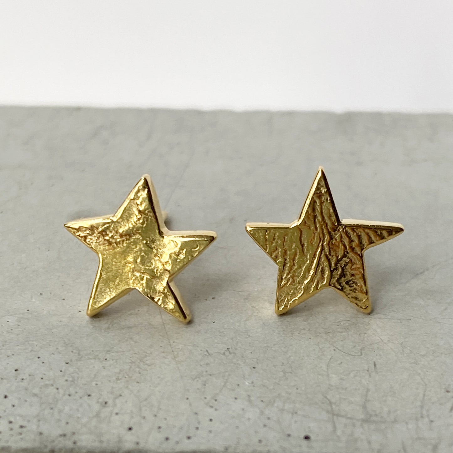 Star Molten Gold Studs