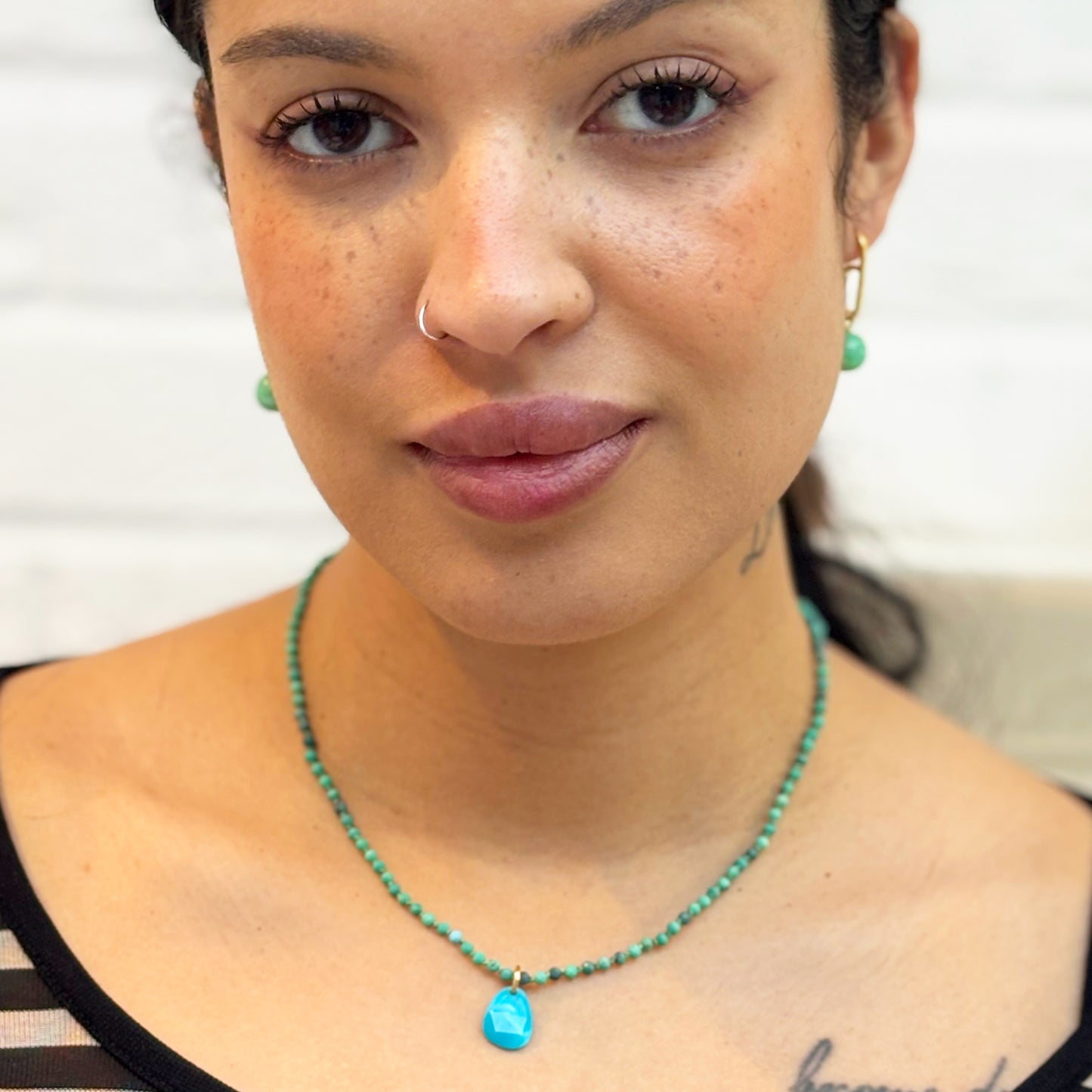 Turquoise Knotted Necklace