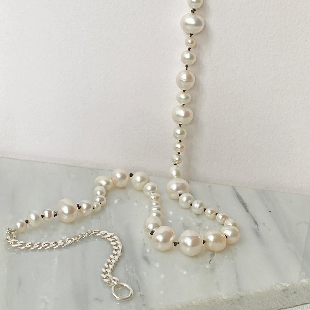 Bubble Freshwater Pearl Necklace