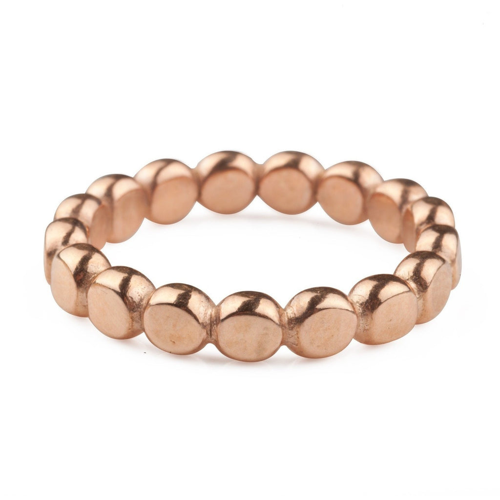 Chunky Rose Gold Bubble Ring