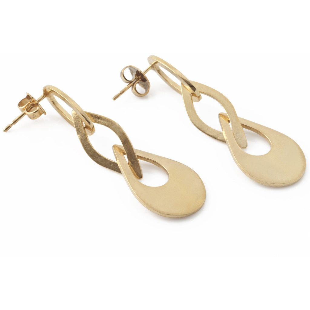 Chain Earrings in Gold