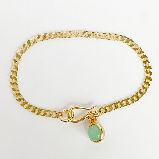 Birthstone Orb May Gold Bracelet