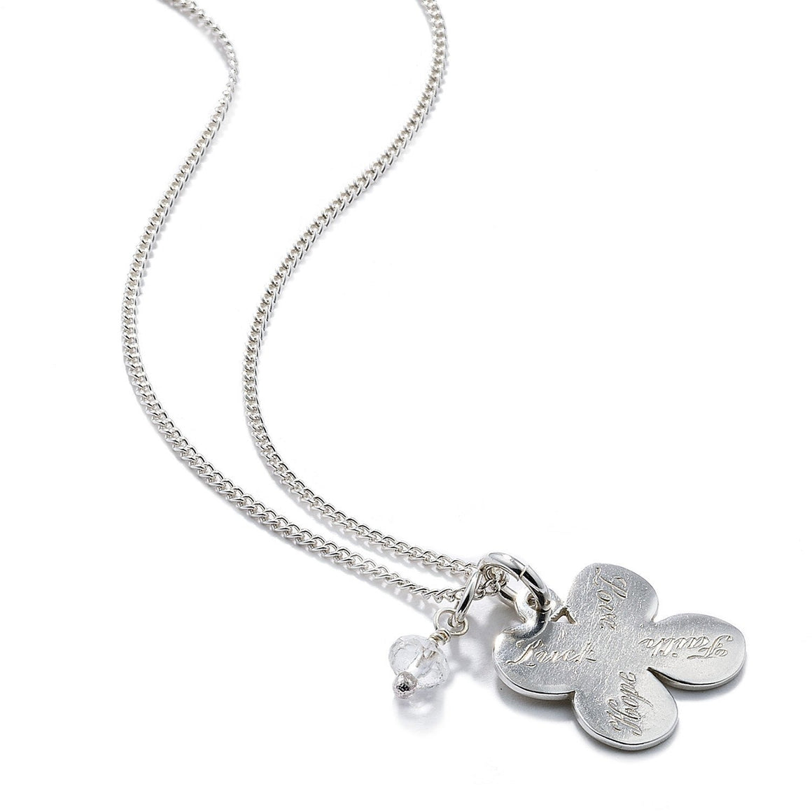 Four Leaf Clover Pendant in Silver