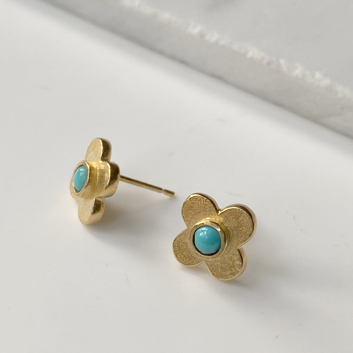 Clover Turquoise Stud Earring